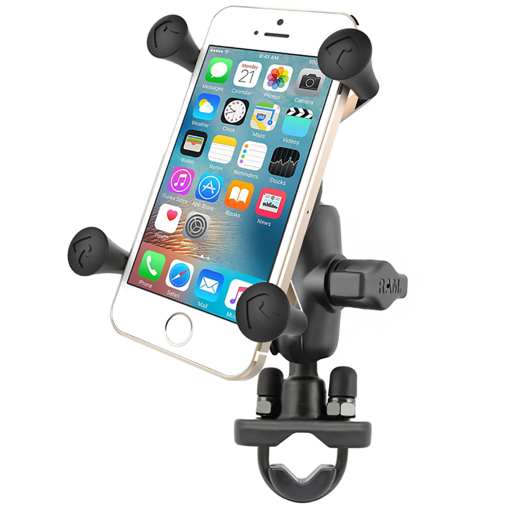 RAM Mount X-Grip Phone Mount w/Handlebar U-Bolt Base [RAM-B-149Z-A-UN7U] - Fashionser