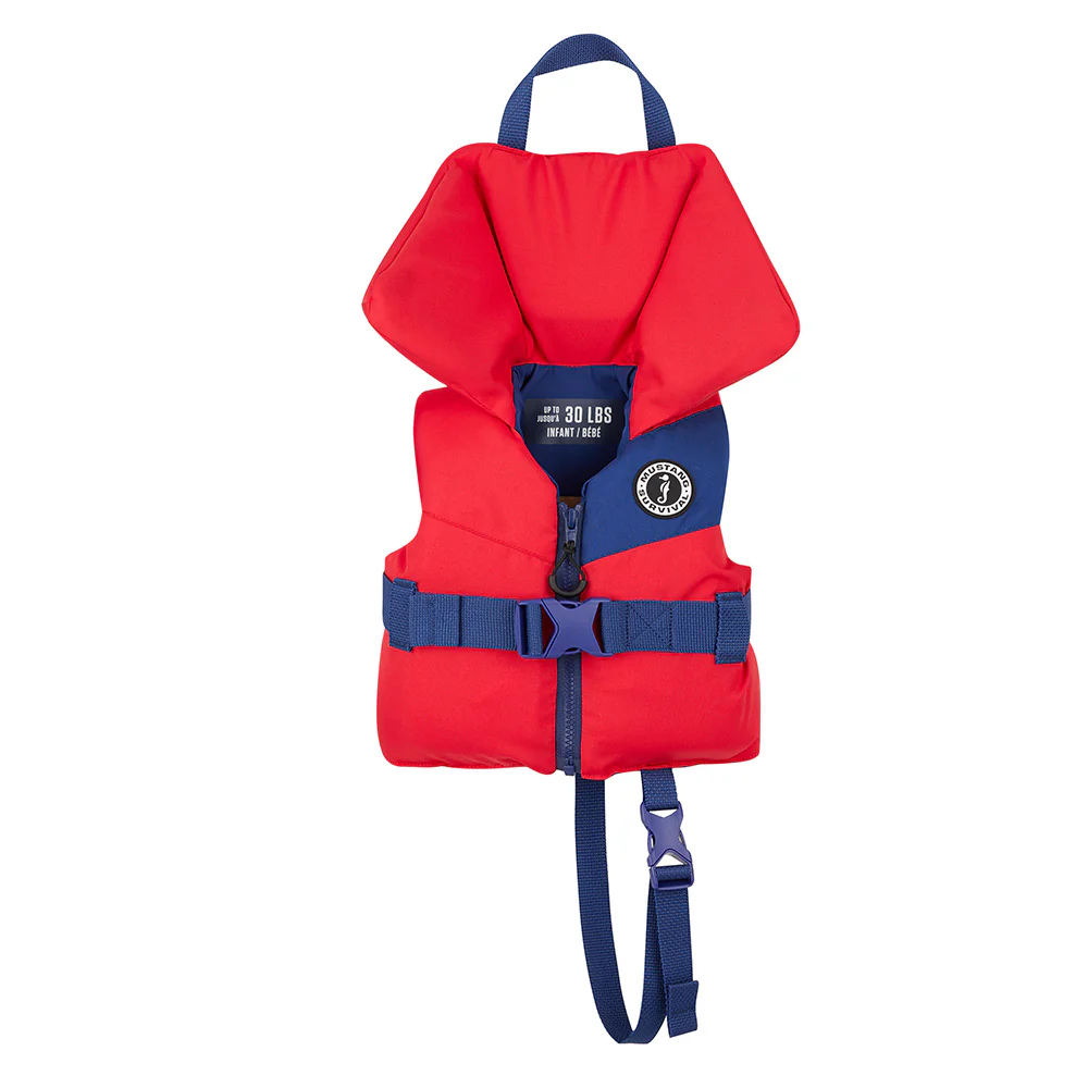 Mustang Lil' Legends Infant Foam Vest - Red/Navy [MV3251-57-0] - Fashionser