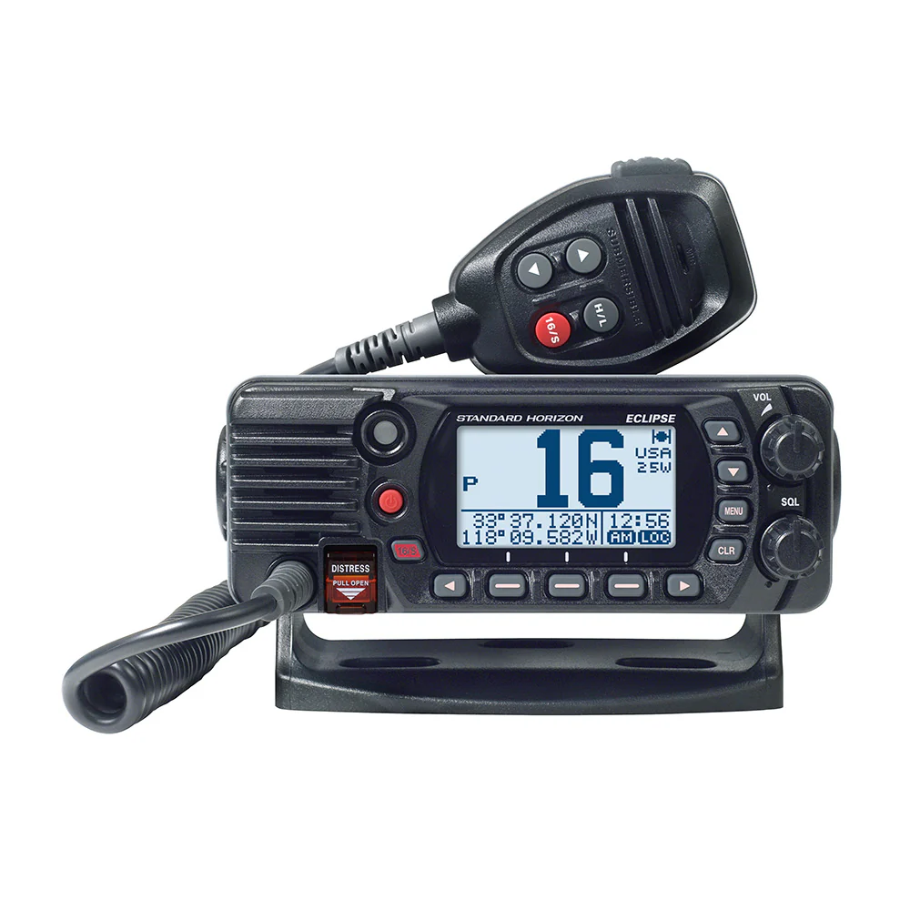 Standard Horizon GX1410GB Eclipse Series 25W Fixed Mount VHF/GPS - Black [GX1410GB] - Fashionser