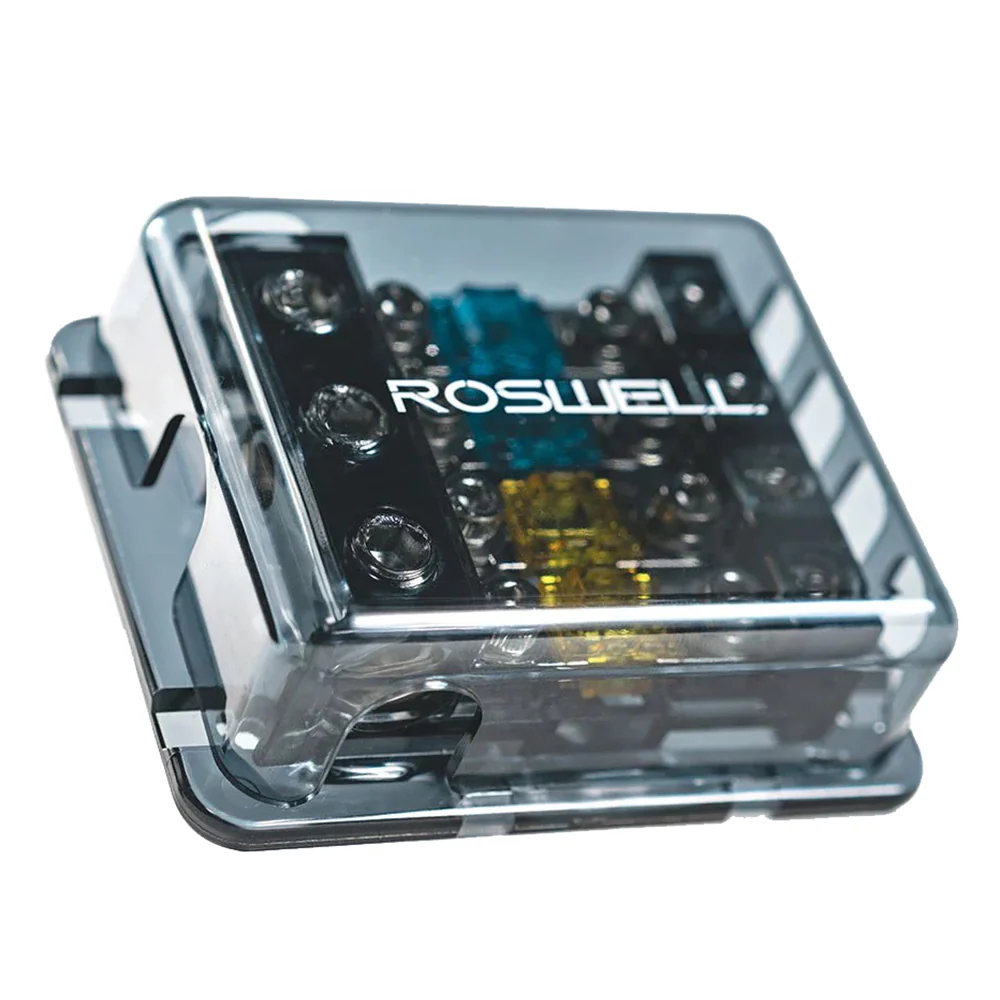 Roswell 1-In 4-Out Fused Distribution Block [C720-0542] - Fashionser