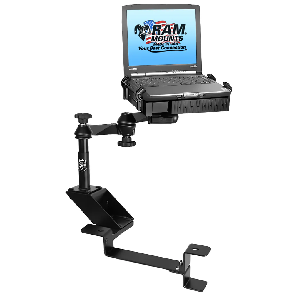 RAM Mount No-Drill Laptop Mount f/Chevrolet 2500 C/K, 3500 C/K, Silverado, Suburban, Tahoe, GMC Sierra & Yukon [RAM-VB-102-SW1] - Fashionser
