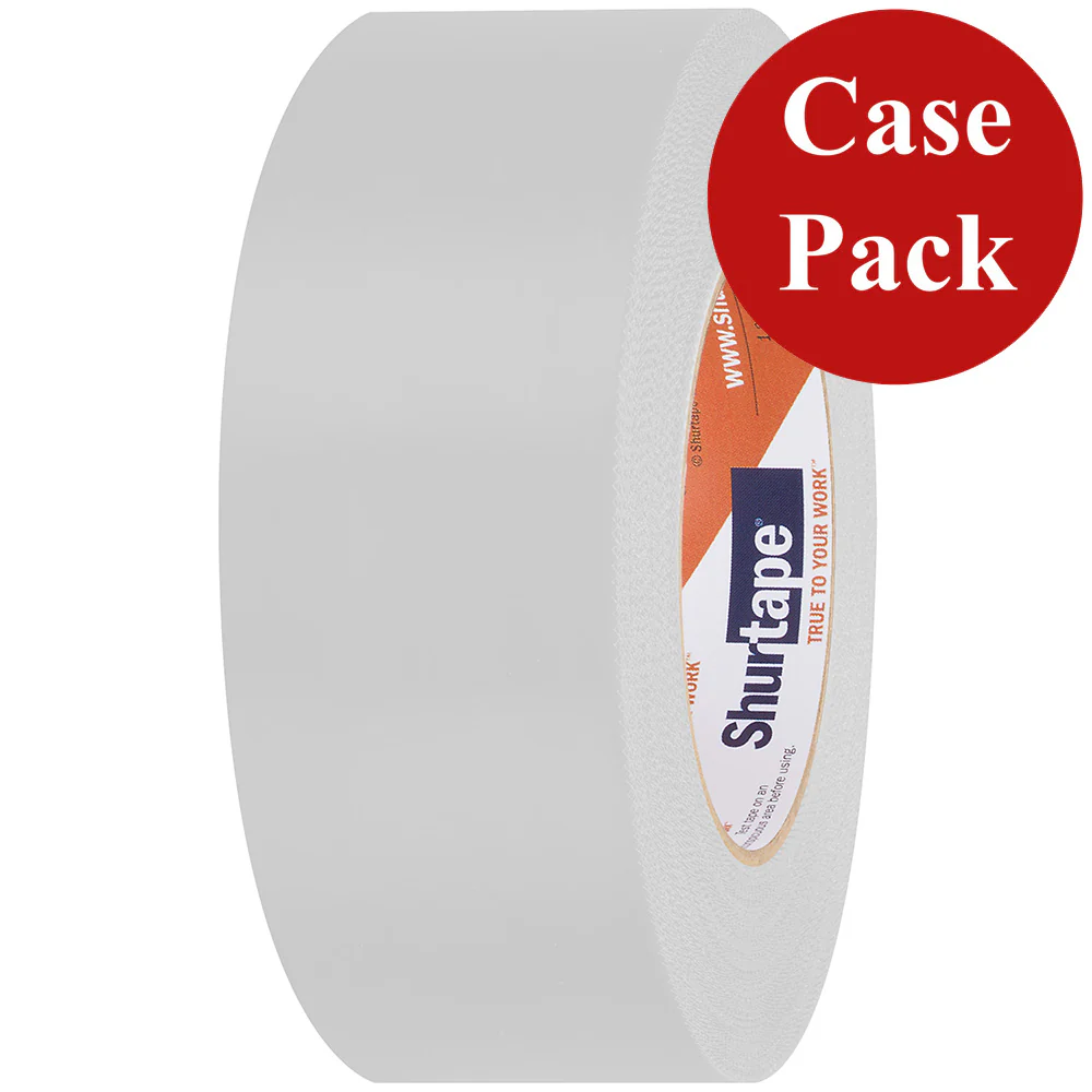 Shurtape UV-Resistant Marine Heat Shrink Tape - 48MM x 55M Roll - Serrated Edge White *Case of 24 Rolls* [105730C] - Fashionser