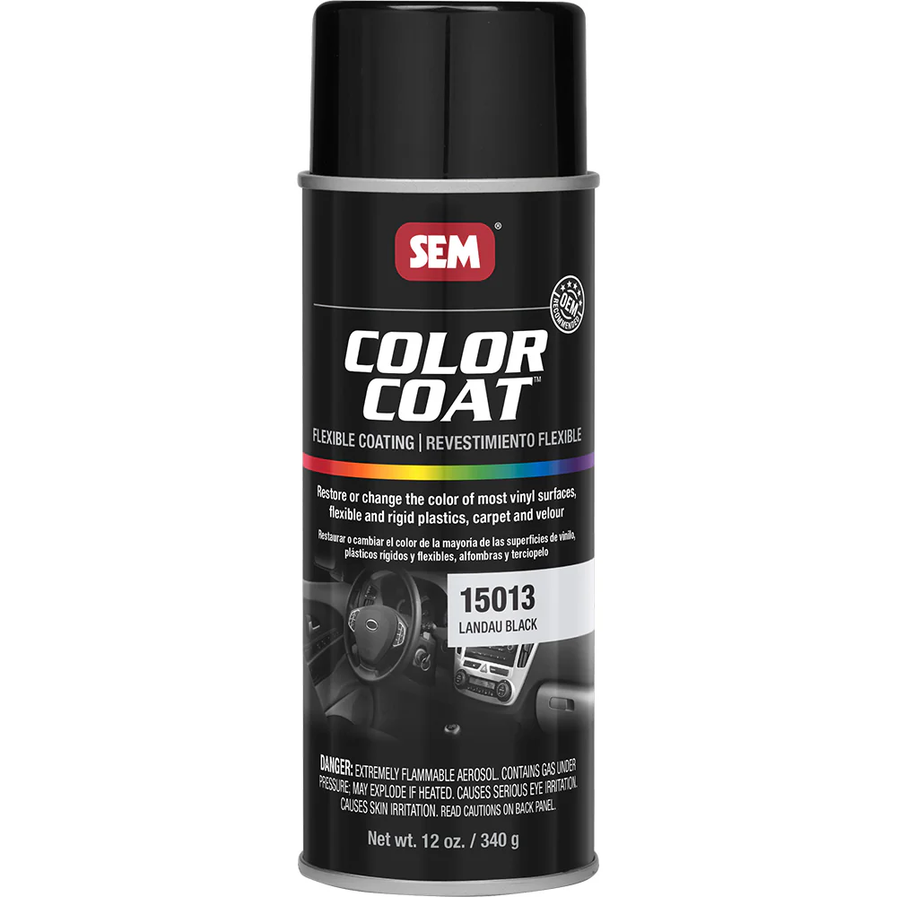 SEM Color Coat - 16oz Aerosol Can - Landau Black [15013] - Fashionser