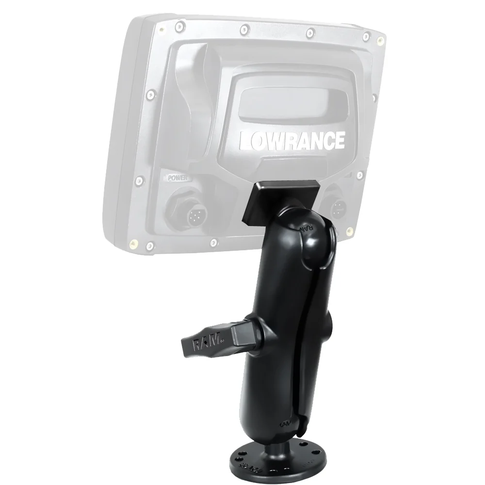 RAM Mount Quick Release Mount f/Lowrance Mark & Elite 5 [RAM-101-LO11] - Fashionser