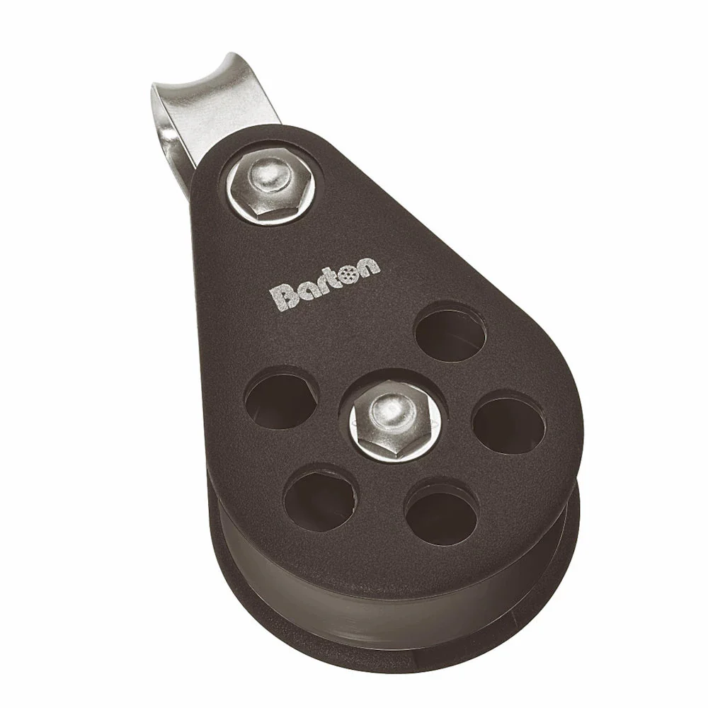 Barton Size 5 54mm Plain Bearing Pulley Block Single Block Fixed Eye [N05110] - Fashionser