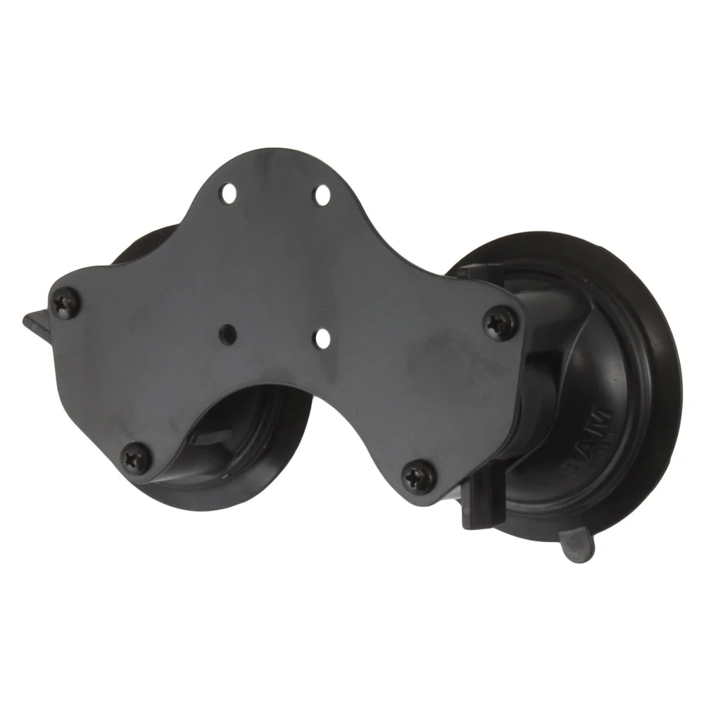 RAM Mount Double Suction Cup Base [RAM-B-189BU] - Fashionser
