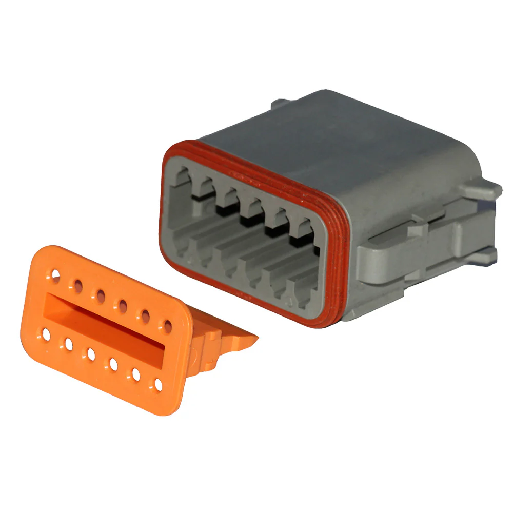 Pacer Deutsch DT Plug  Wedge Lock Kit - 12 Position - 5 Pack [TDT06-12S-5] - Fashionser