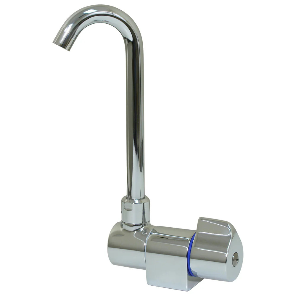 Scandvik Ceramic Family Tap w/Folding Spout - Chrome Finish [10180P] - Fashionser