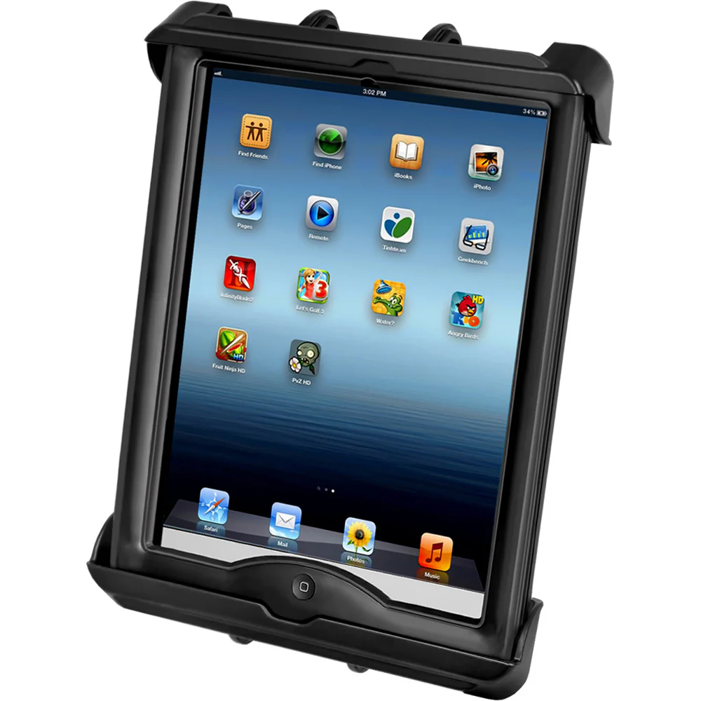 RAM Mount Tab-Tite Universal Clamping Cradle f/Apple iPad w/LifeProof & Lifedge Cases [RAM-HOL-TAB17U] - Fashionser