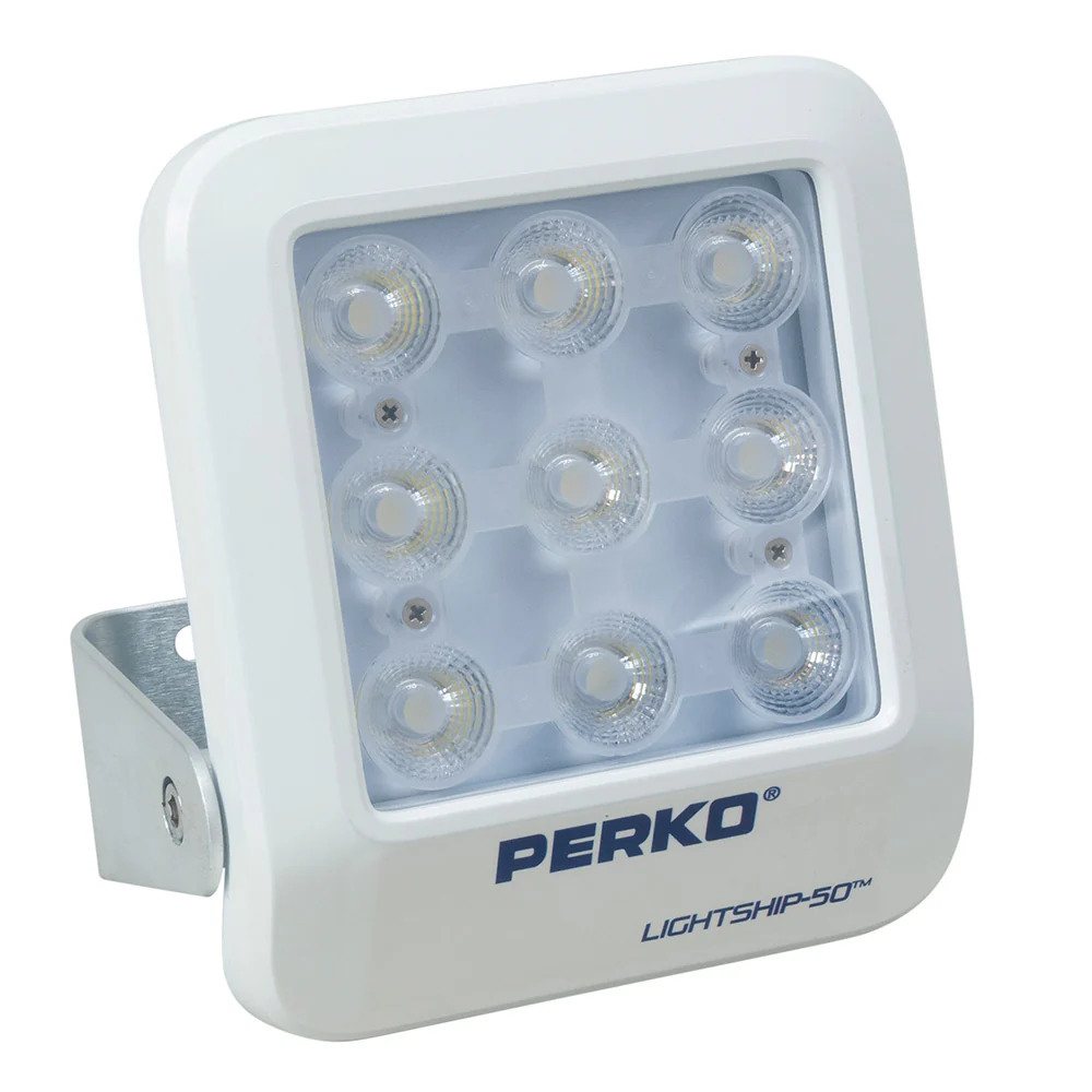 Perko Lightship 50 LED High Performance Spotlight - 12/24V - White [1643050S0W] - Fashionser