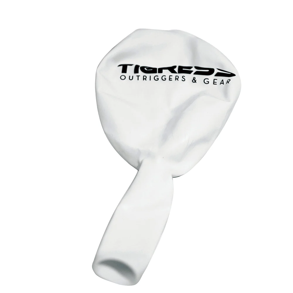 Tigress White Helium Ballons [88615-1] - Fashionser