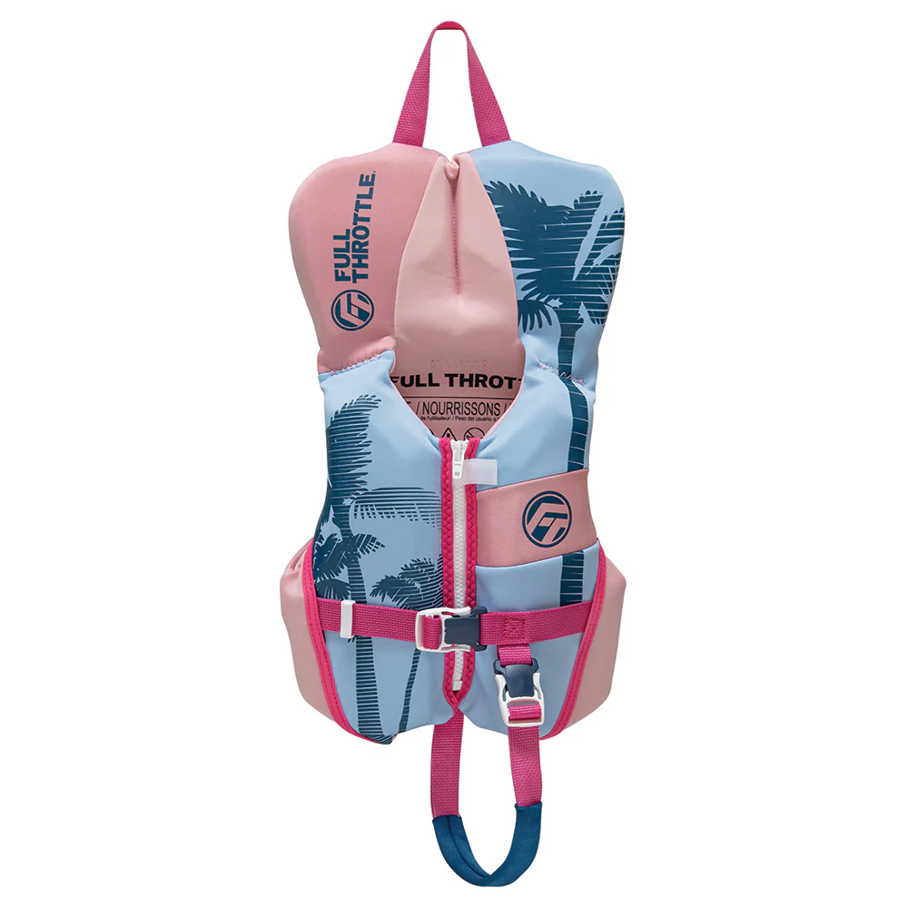 Full Throttle Infant Rapid-Dry Flex-Back Life Jacket - Pink [142200-105-000-25] - Fashionser