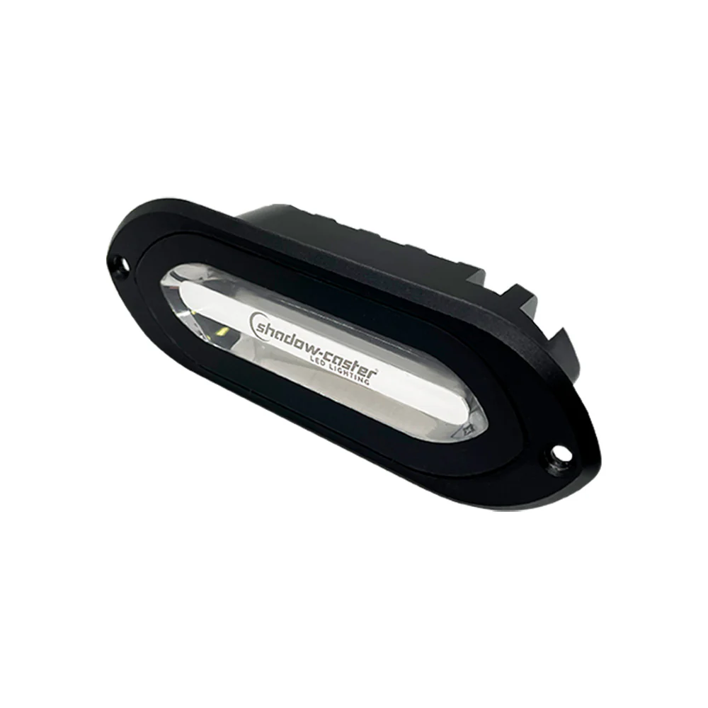 Shadow-Caster SCM-SL Series Flush Mount Spreader Light -Black Housing - Full-Color [SCM-SLF-CC-BK] - Fashionser