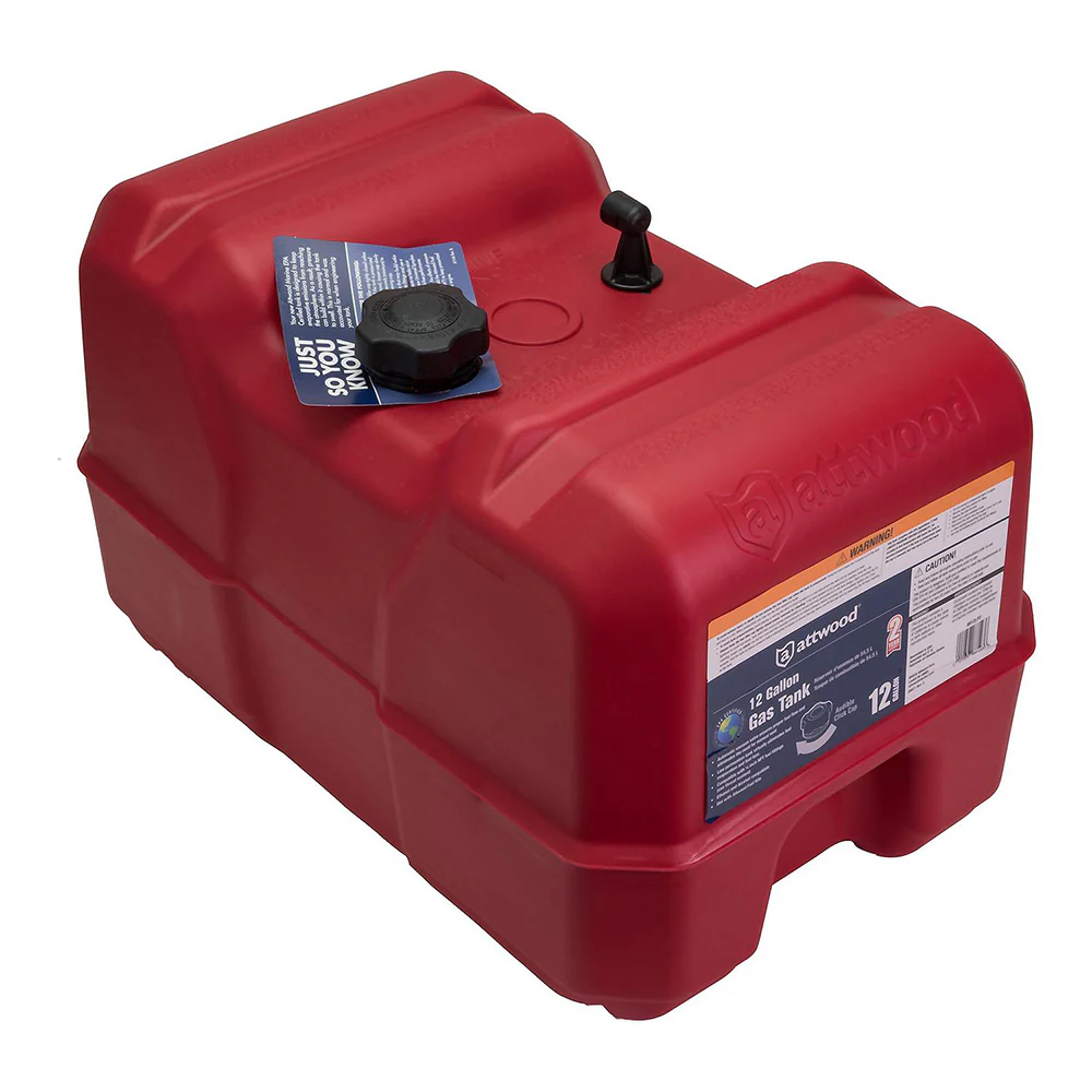 Attwood Portable Fuel Tank - 12 Gallon w/o Gauge [8812LP2] - Fashionser