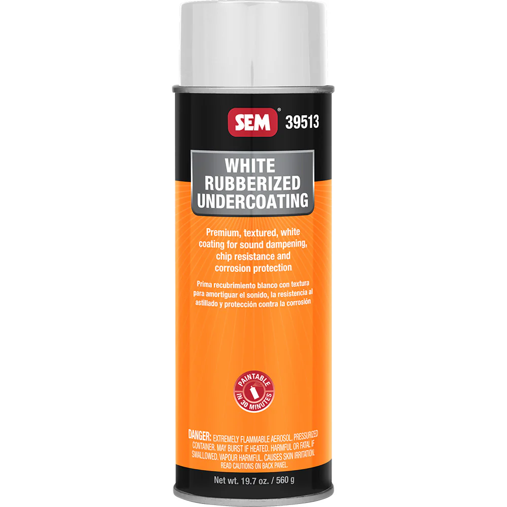 SEM Rubberized Undercoating - 24oz Aerosol Can - White [39513] - Fashionser