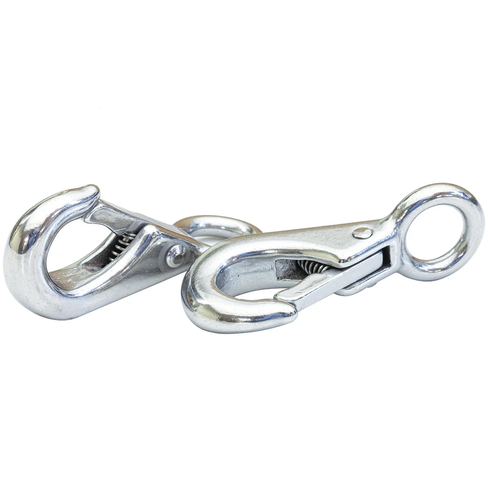 Tigress 316 Stainless Steel Snap Hooks - Pair [88664] - Fashionser