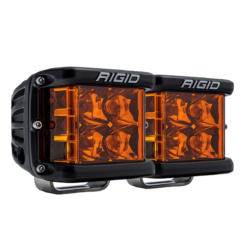 RIGID Industries D-SS Spot w/Amber Pro Lens - Pair [262214] - Fashionser