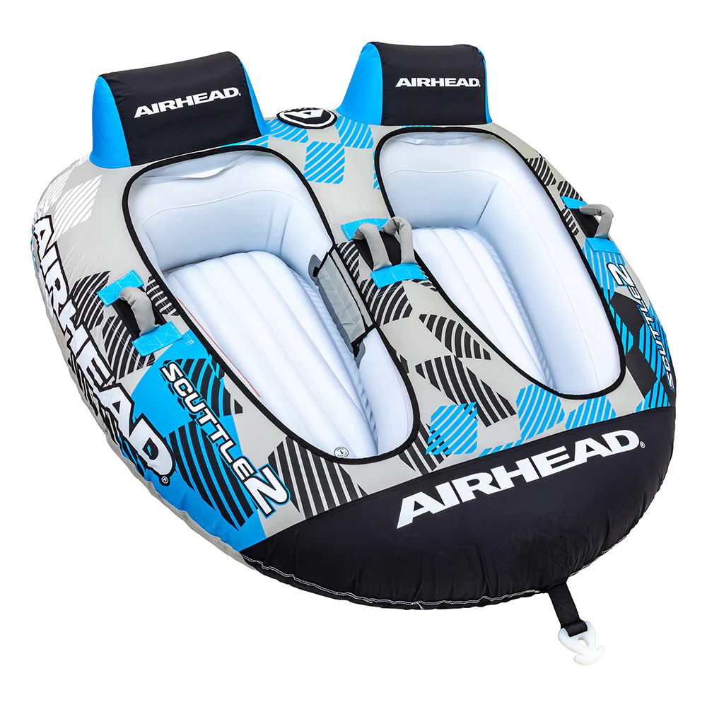Airhead Scuttle 2 1-2 Rider Towable [AHT50190BBK] - Fashionser