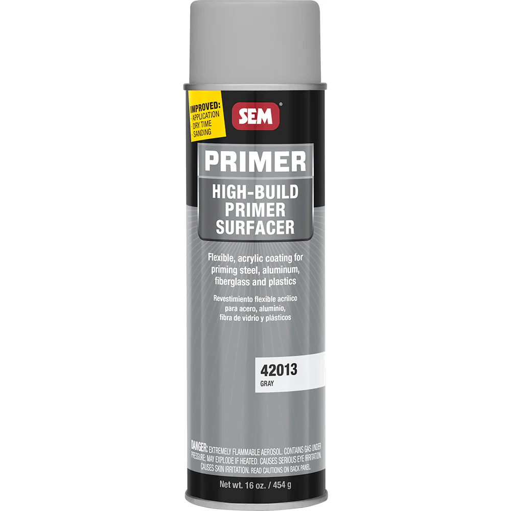 SEM High-Build Primer Surfacer - 20oz Aerosol Can - Grey [42013] - Fashionser