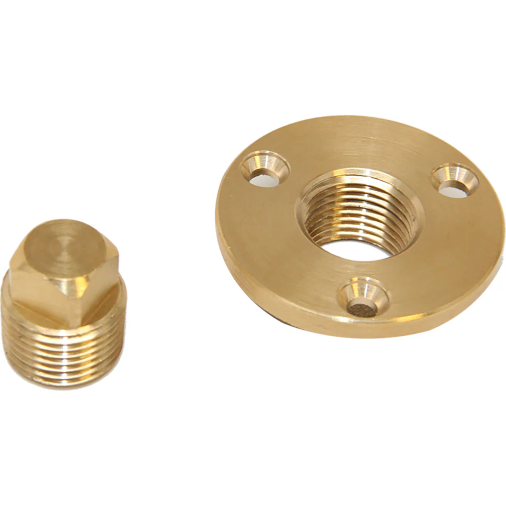 Sea-Dog Garboard Drain  Plug - Machined Bronze [520040-1] - Fashionser