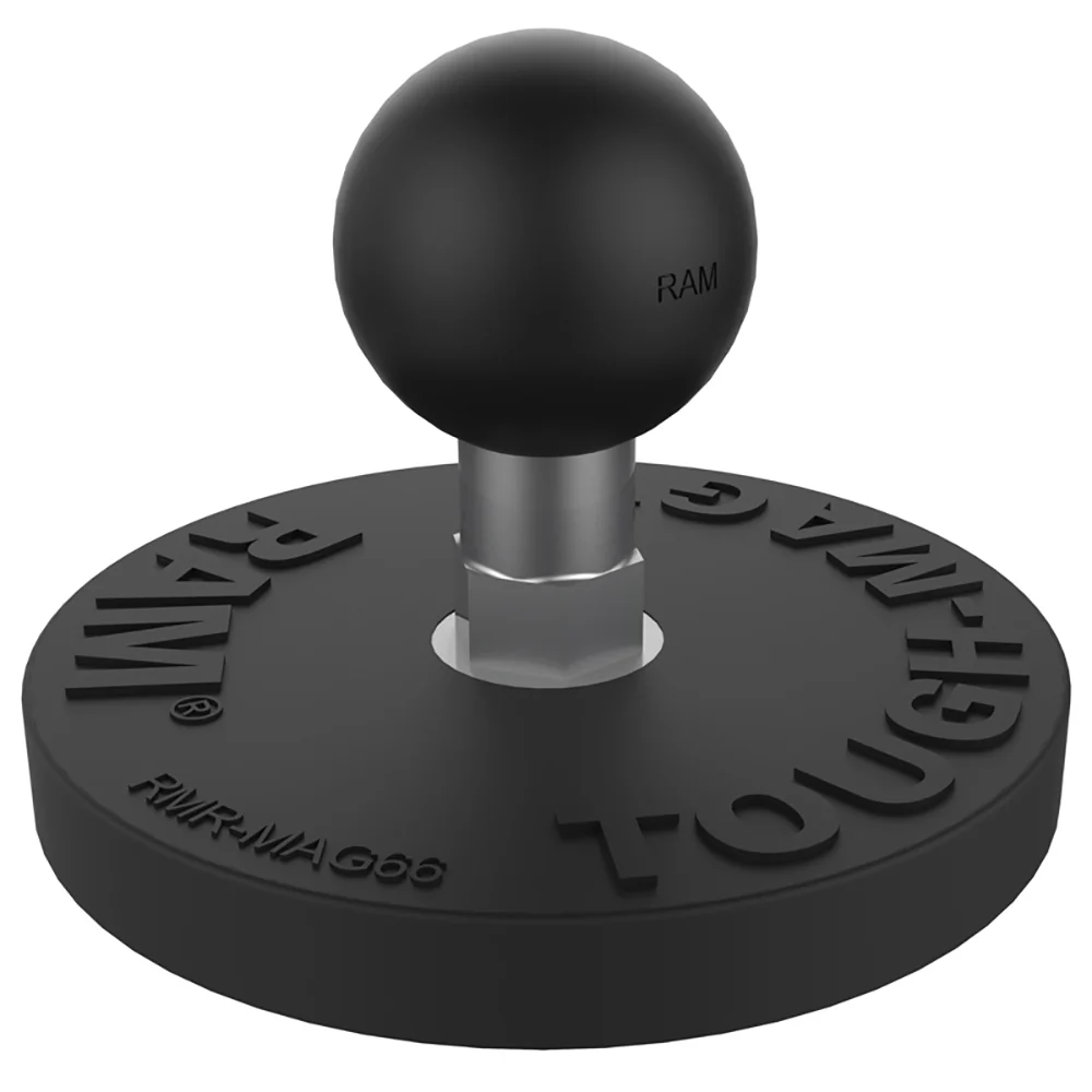 RAM Mount RAM Tough-Mag 66MM Diameter Ball Base [RAM-B-MAG66U] - Fashionser