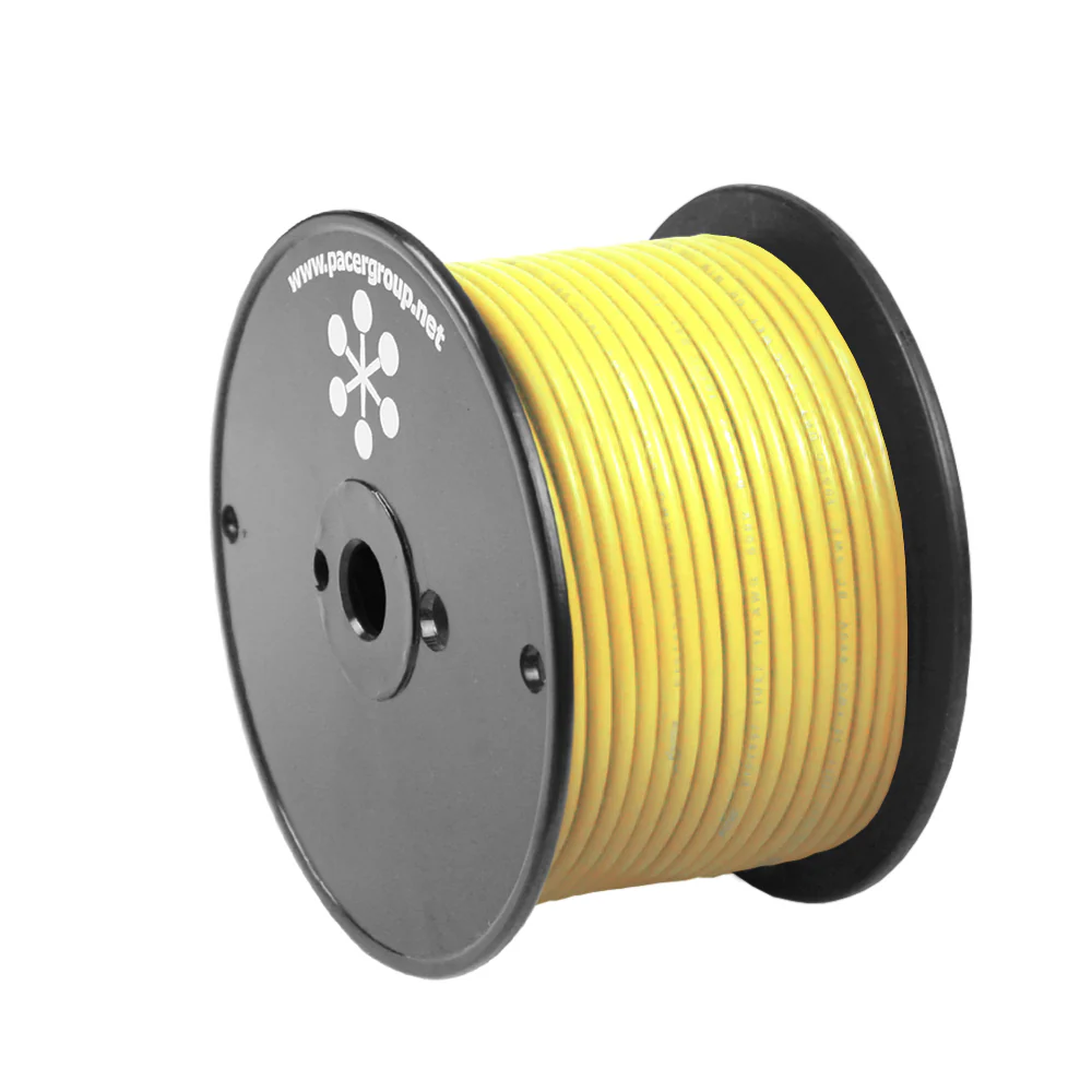 Pacer Yellow 10 AWG Primary Wire - 20' [WUL10YL-20] - Fashionser