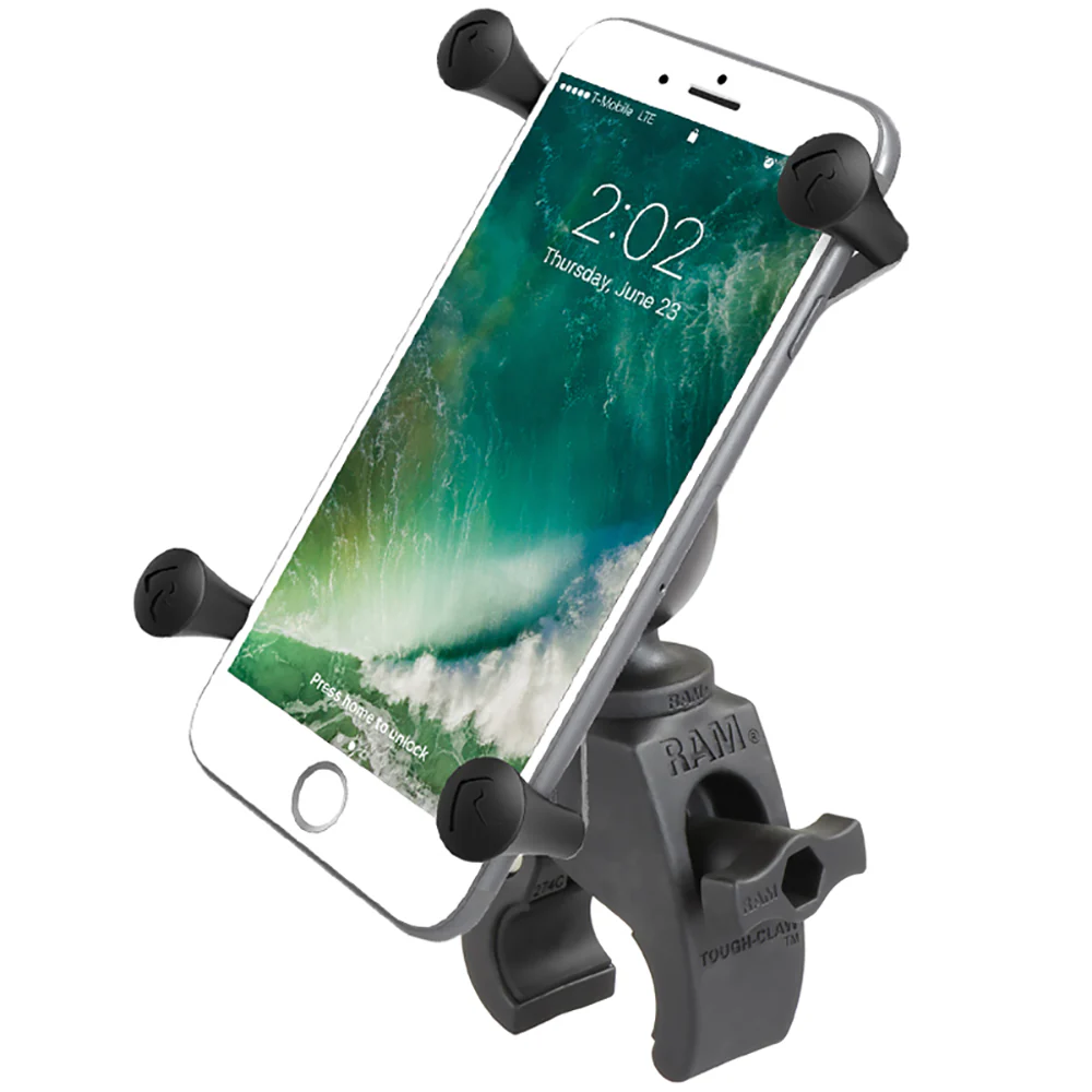 RAM Mount RAM X-Grip Large Phone Mount w/RAM Snap-Link Tough-Claw [RAM-HOL-UN10-400U] - Fashionser