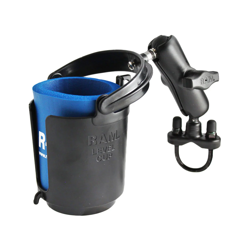 RAM Mount Drink Cup Holder w/U-Bolt Base [RAM-B-132RU] - Fashionser