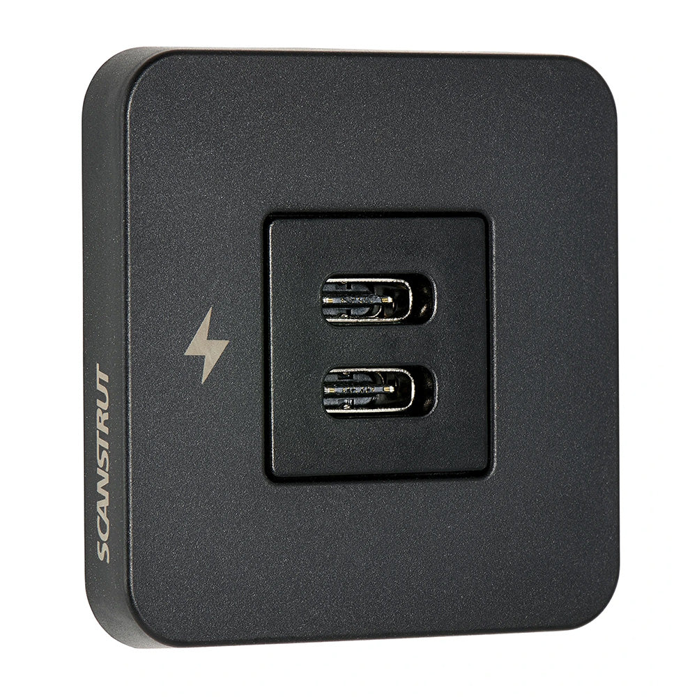 Scanstrut TILE USB-C Interior Charging Socket - 12/24V - Black Bezel [SC-TILE-20] - Fashionser