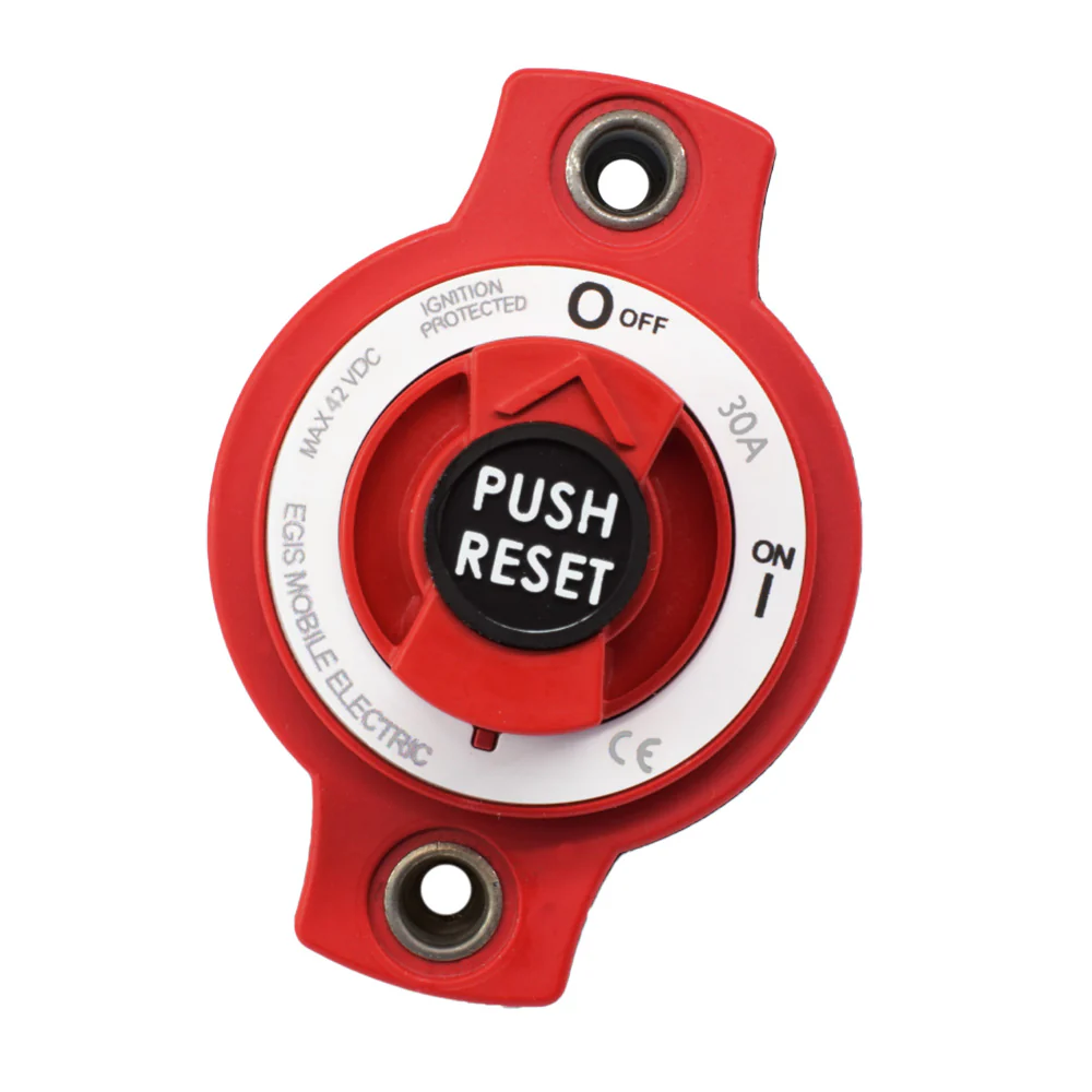 Egis 30A Panel Mount Mini Circuit Breaker [4701-30] - Fashionser