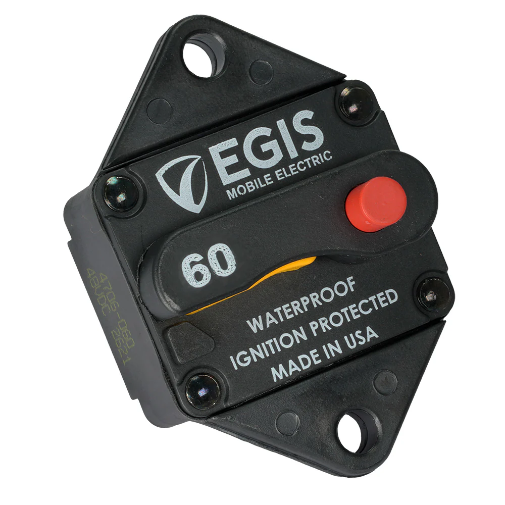 Egis 60A Panel Mount Circuit Breaker - 285 Series [4706-060] - Fashionser