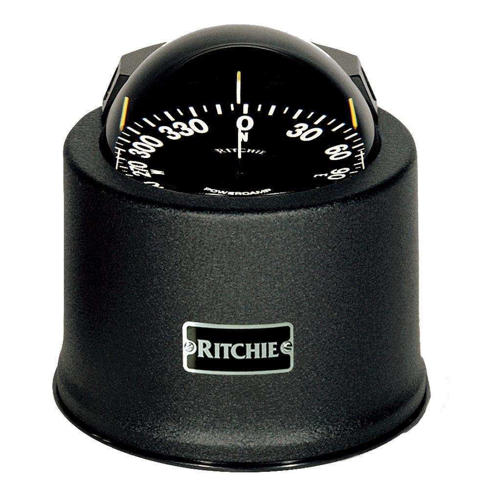 Ritchie SP-5-B GlobeMaster Compass - Pedestal Mount - Black - 5 Degree Card 12V [SP-5-B] - Fashionser
