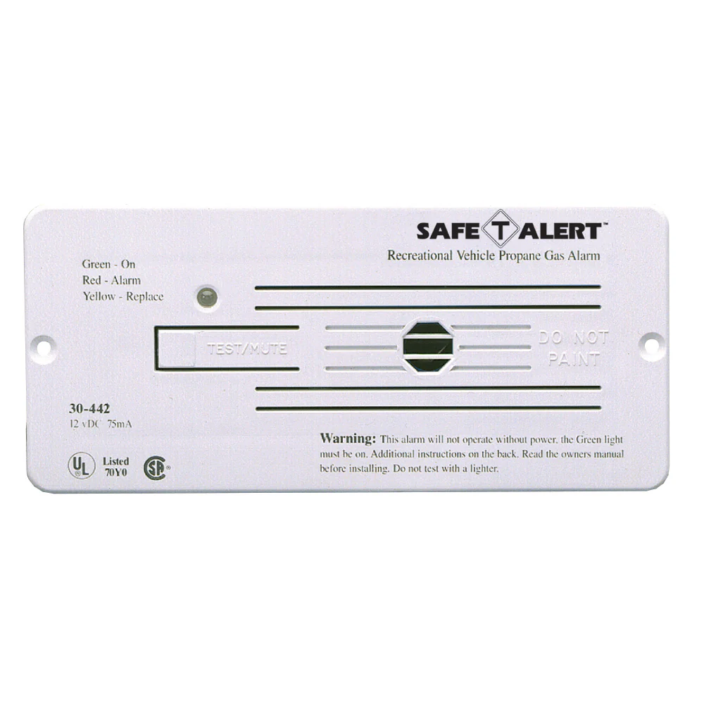 Safe-T-Alert 30 Series 12V RV Propane Alarm - White [30-442-P-WT] - Fashionser