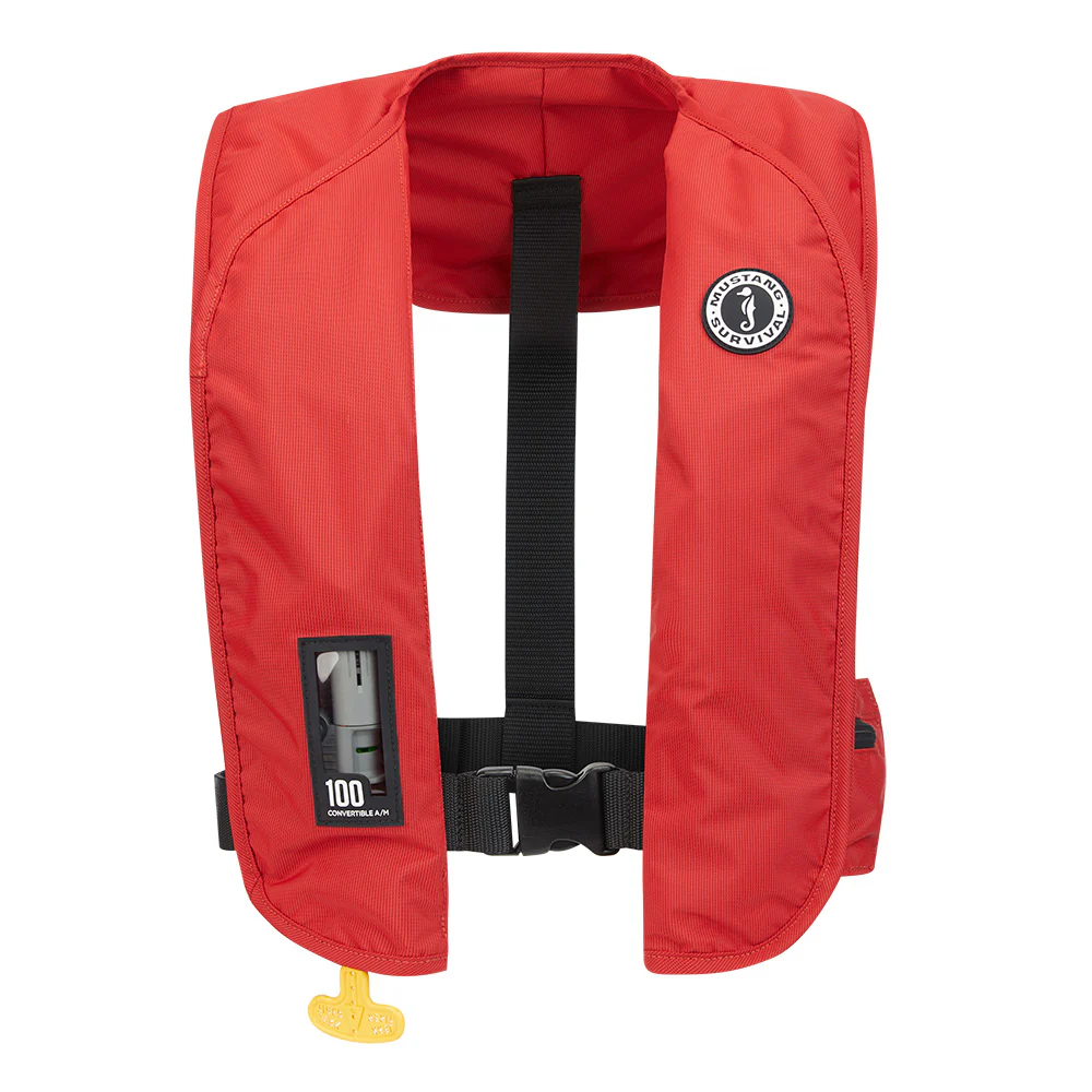 Mustang MIT 100 Convertible Inflatable PFD - Red [MD2030-4-0-202] - Fashionser