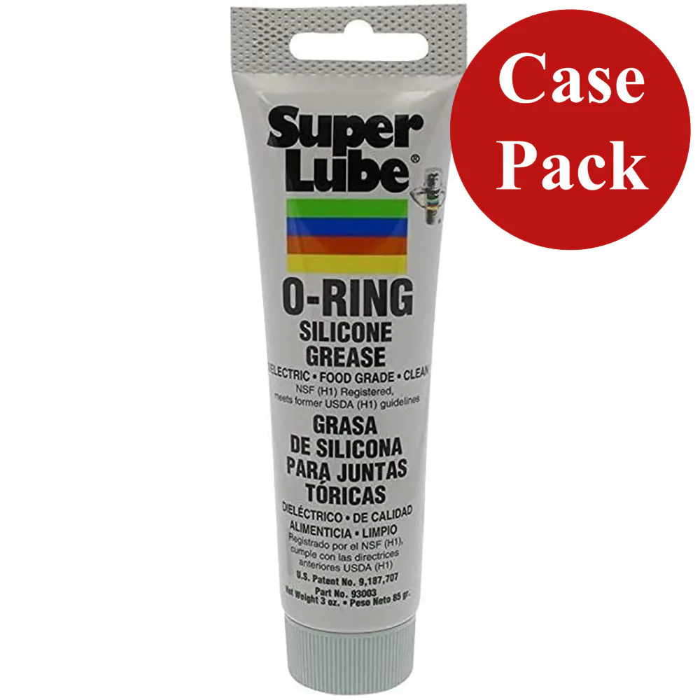Super Lube O-Ring Silicone Grease - 3oz Tube *Case of 12 [93003-CASE] - Fashionser
