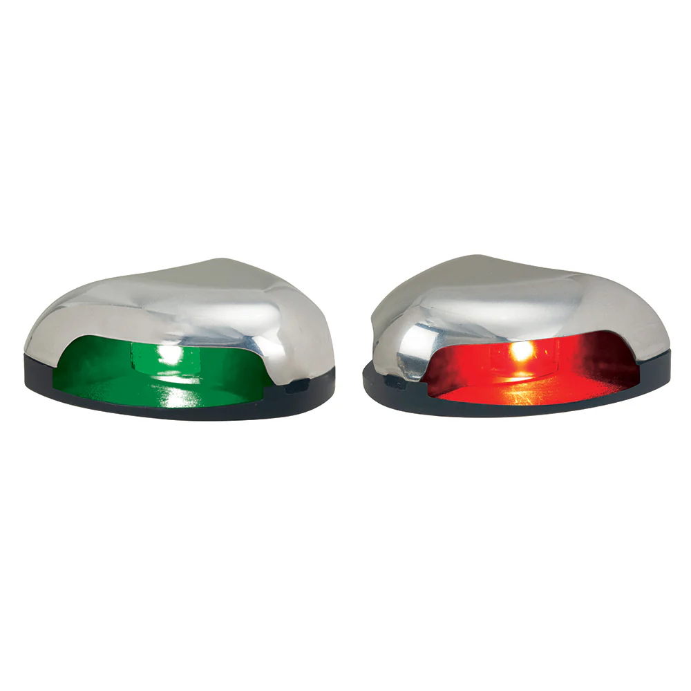 Perko Red/Green Horizontal Mount Side Light - Pair - Stainless Steel [0626DP0STS] - Fashionser