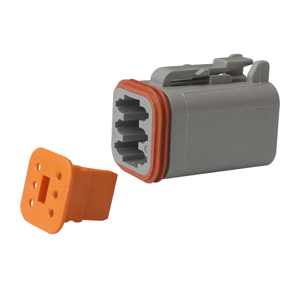 Pacer Deutsch DT Plug  Wedge Lock Kit - 6 Position - 5 Pack [TDT06-6S-5] - Fashionser