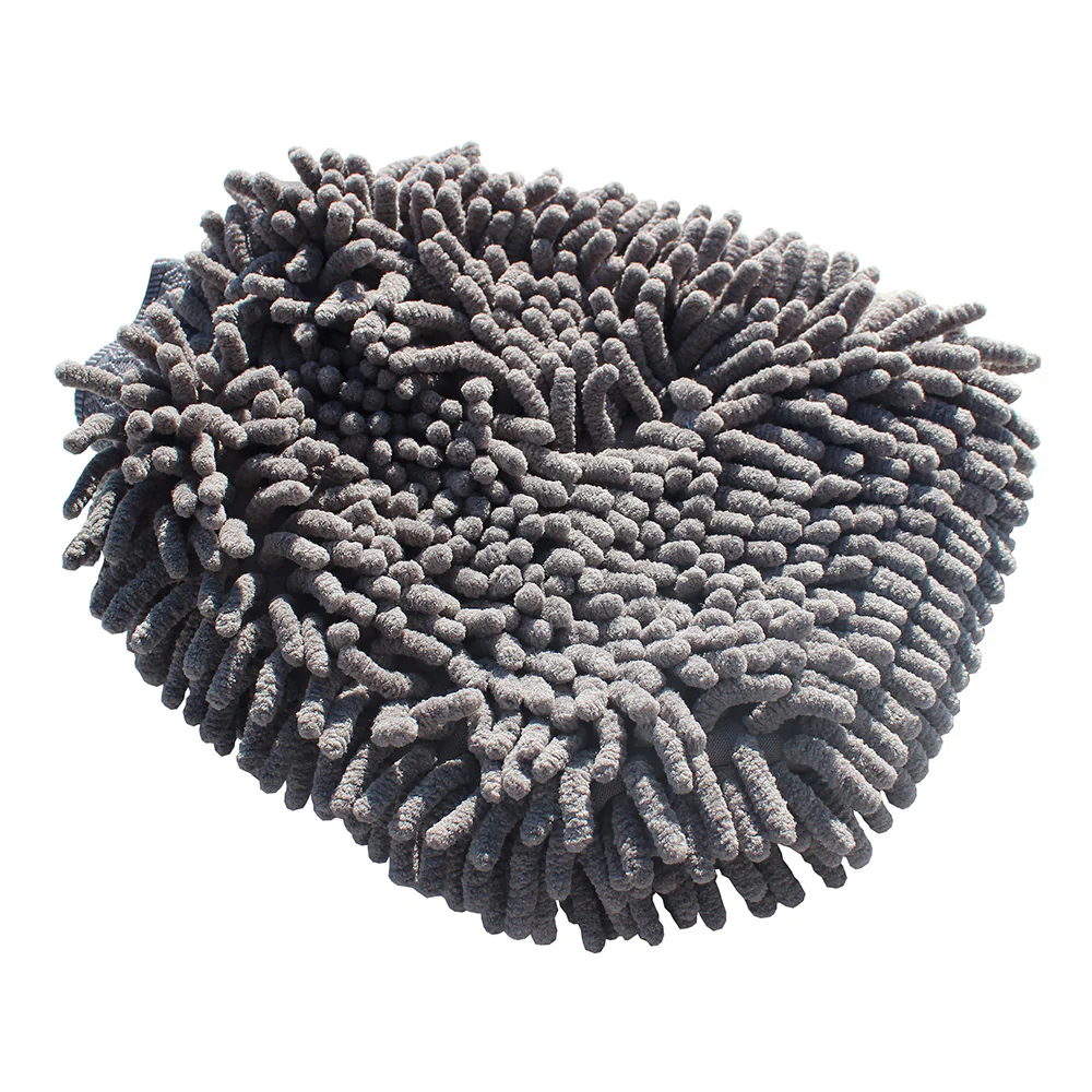 Presta Grey Microfiber Wash Mitt [810010] - Fashionser