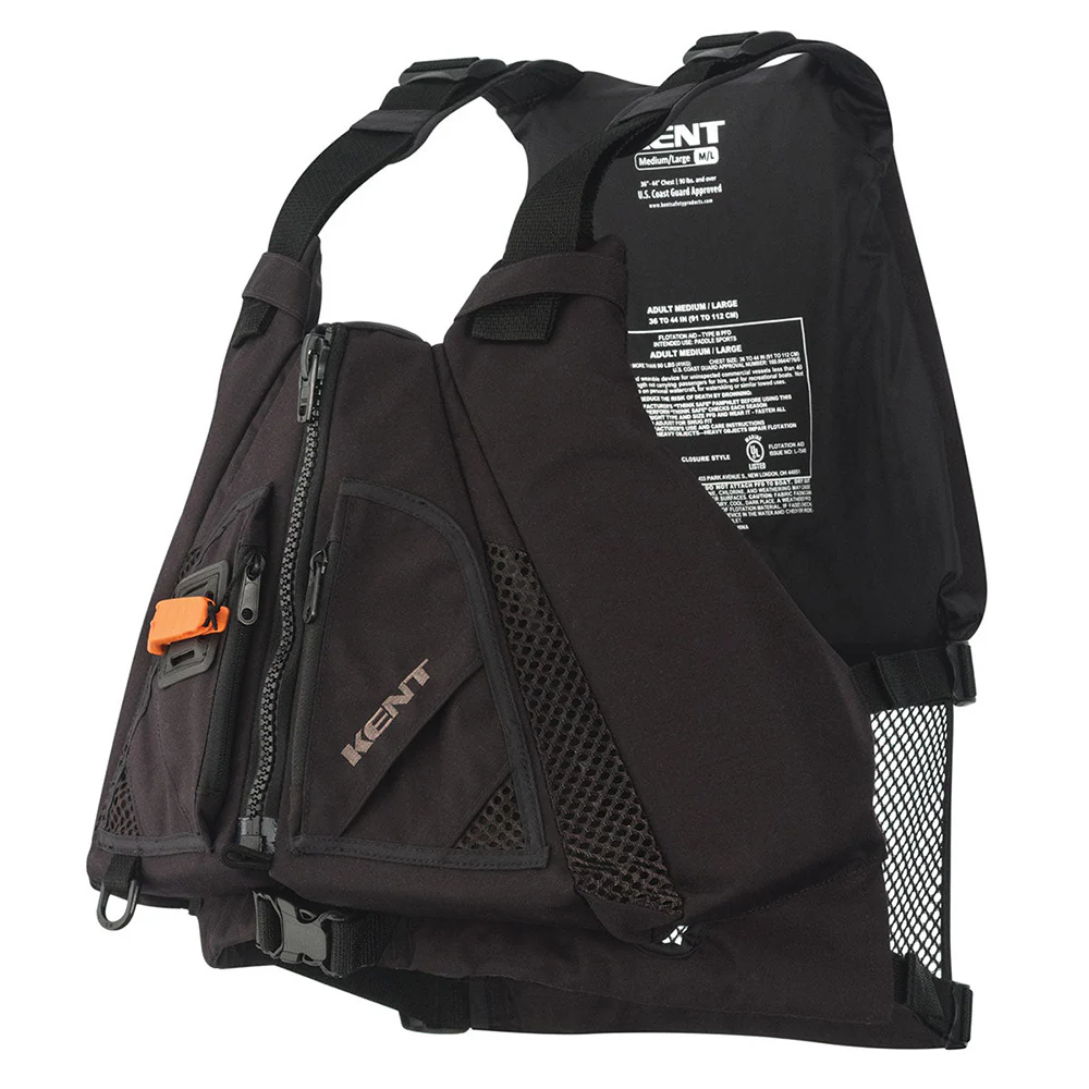 Kent Law Enforcement Life Vest - XL/2XL - Black [151600-700-060-23] - Fashionser