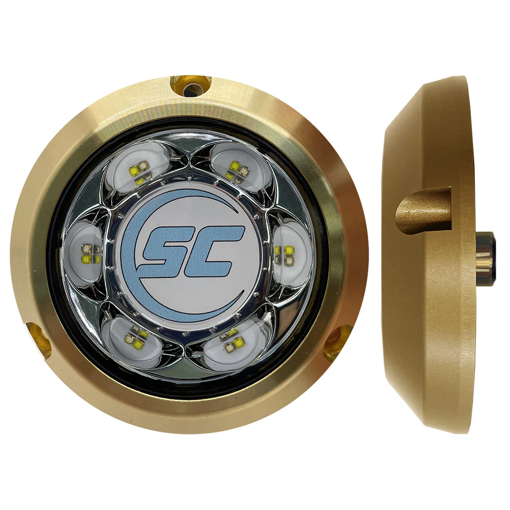 Shadow-Caster SC3 Series Bimini Blue Bronze Surface Mount Underwater Light [SC3-BB-BZSM] - Fashionser