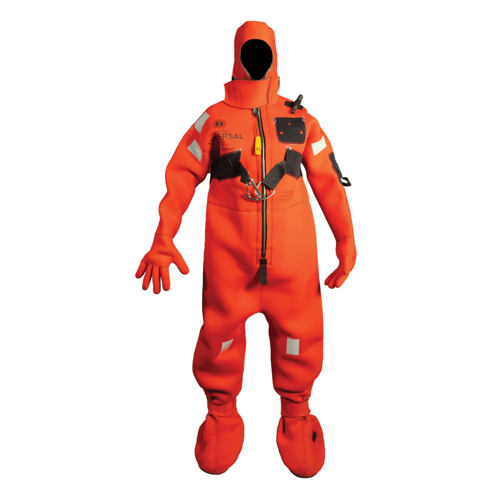 Mustang Neoprene Cold Water Immersion Suit w/Harness - Red - Child [MIS210HR-4-0-209] - Fashionser