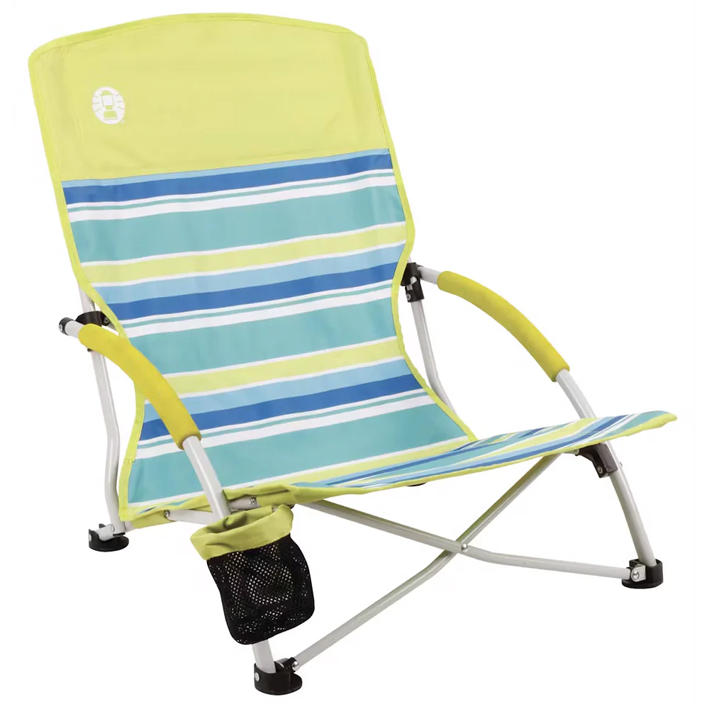 Coleman Utopia Breeze Beach Sling Chair - Yellow/Blue [2000019265] - Fashionser