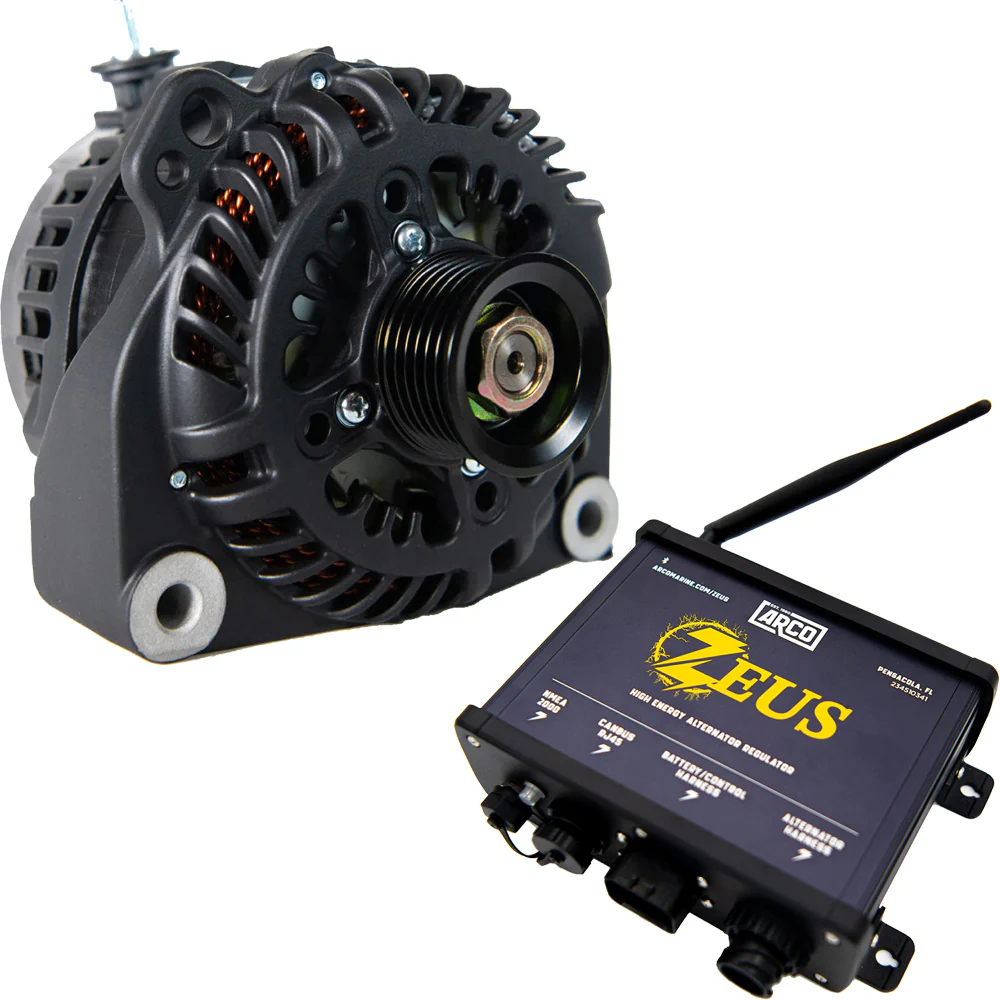 ARCO Zeus A275L Vortec Alternator w/Regulator  Zeus High-Energy Alternator Regulator [4034-AZ1000] - Fashionser