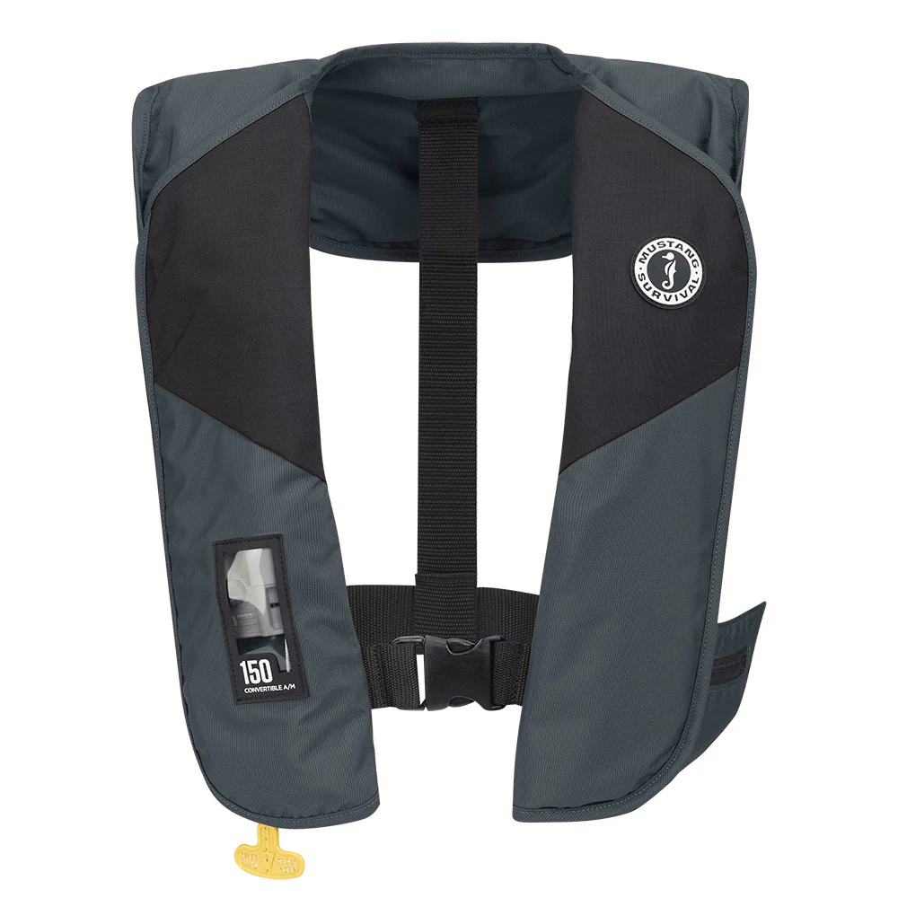Mustang MIT 150 Convertible A/M Inflatable PFD - Admiral Grey [MD2020-191-0-235] - Fashionser