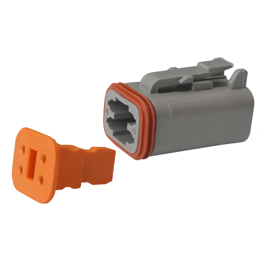 Pacer Deutsch DT Plug  Wedge Lock Kit - 4 Position - 10 Pack [TDT06-4S-10] - Fashionser