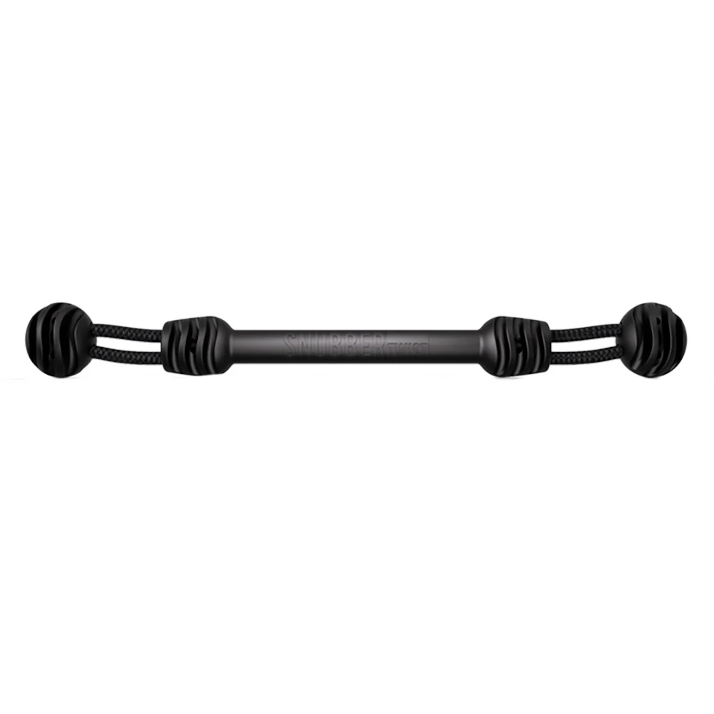 Snubber TWIST - Tar Black - Individual [S51102] - Fashionser