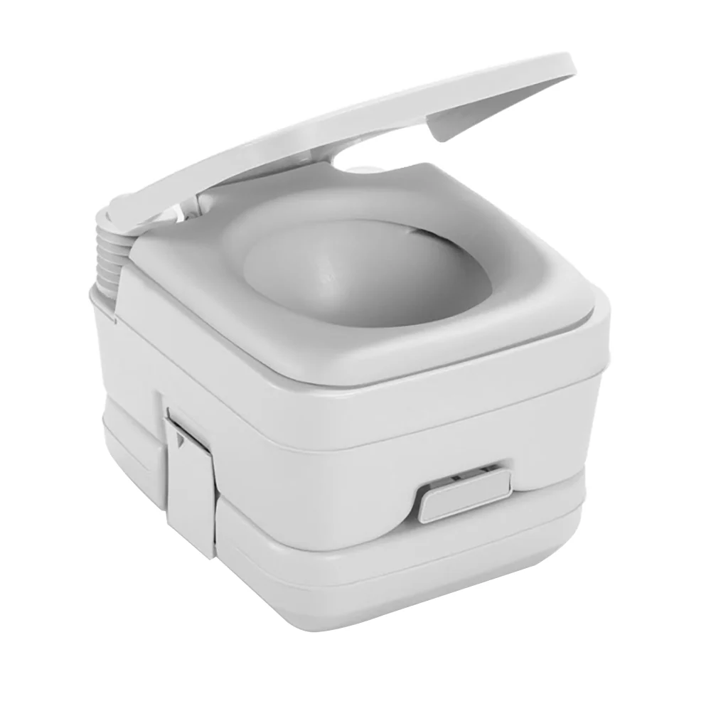 Dometic 964 Portable Toilet w/Mounting Brackets - 2.5 Gallon - Platinum [311096406] - Fashionser