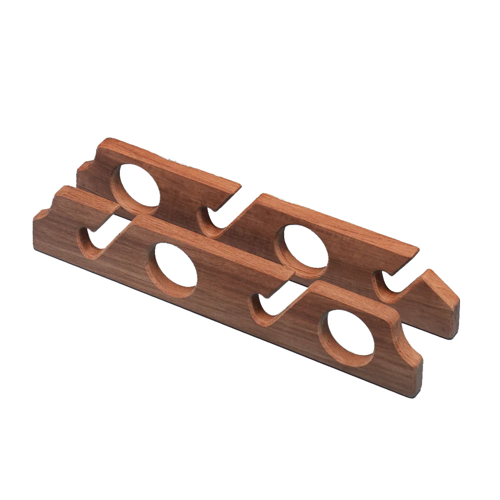 Whitecap Teak Four-Rod Storage Rack - Pair [60612] - Fashionser