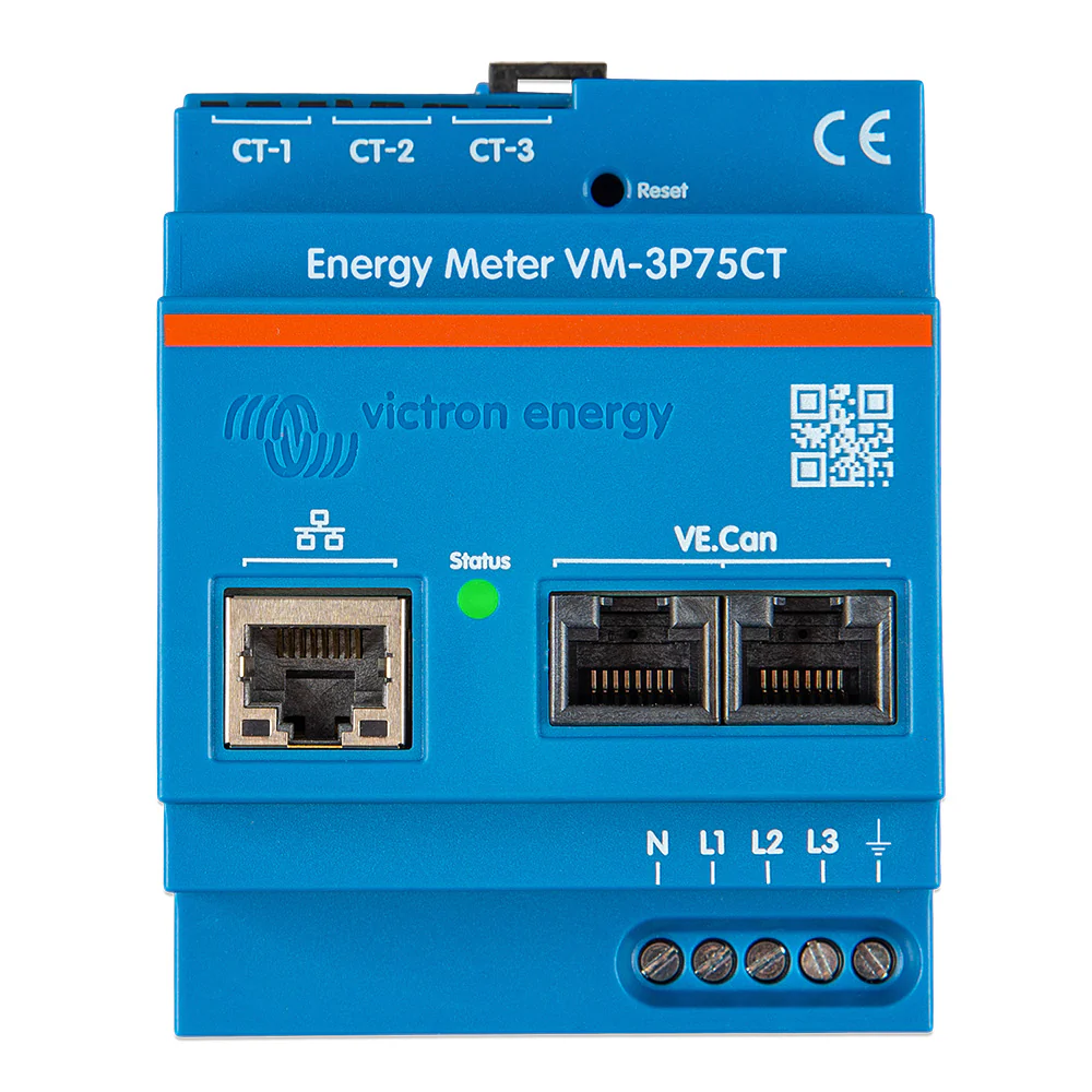 Victron Energy Meter VM-3P75CT Single + 3-Phase [REL200300100] - Fashionser