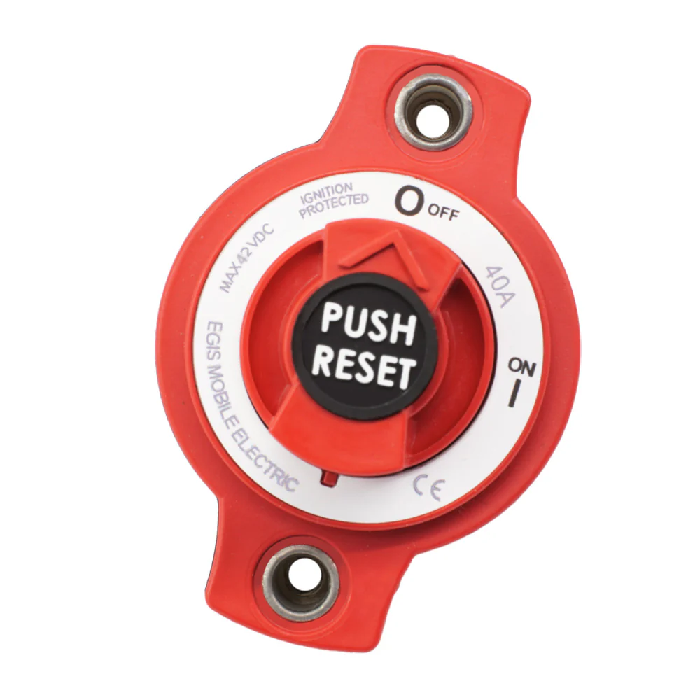 Egis 40A Panel Mount Mini Circuit Breaker [4701-40] - Fashionser